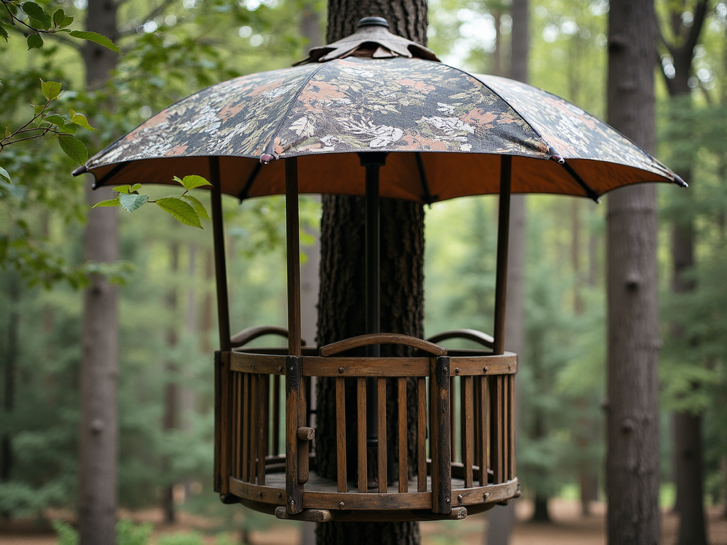 Tree stand umbrella fail