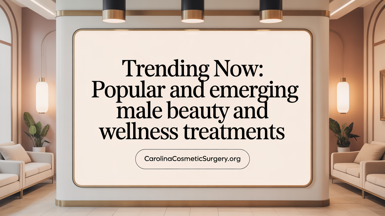 Trending Now: Popular and Emerging Male Cosmetic Treatments