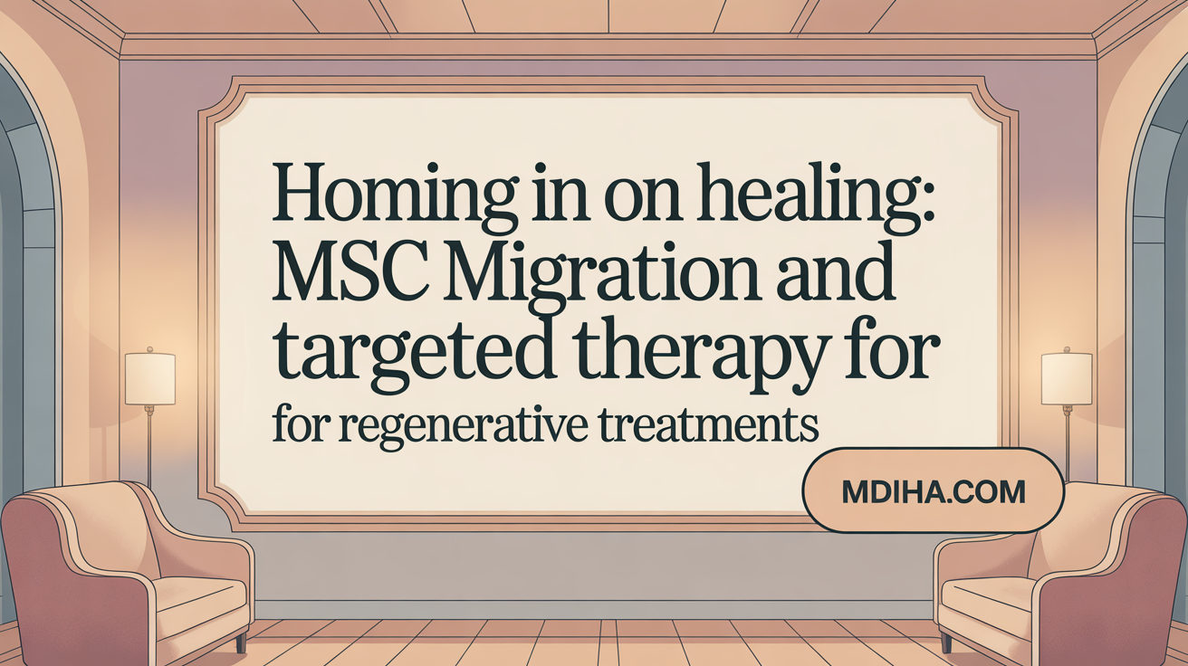 Homing in on healing: MSC migration and targeted therapy