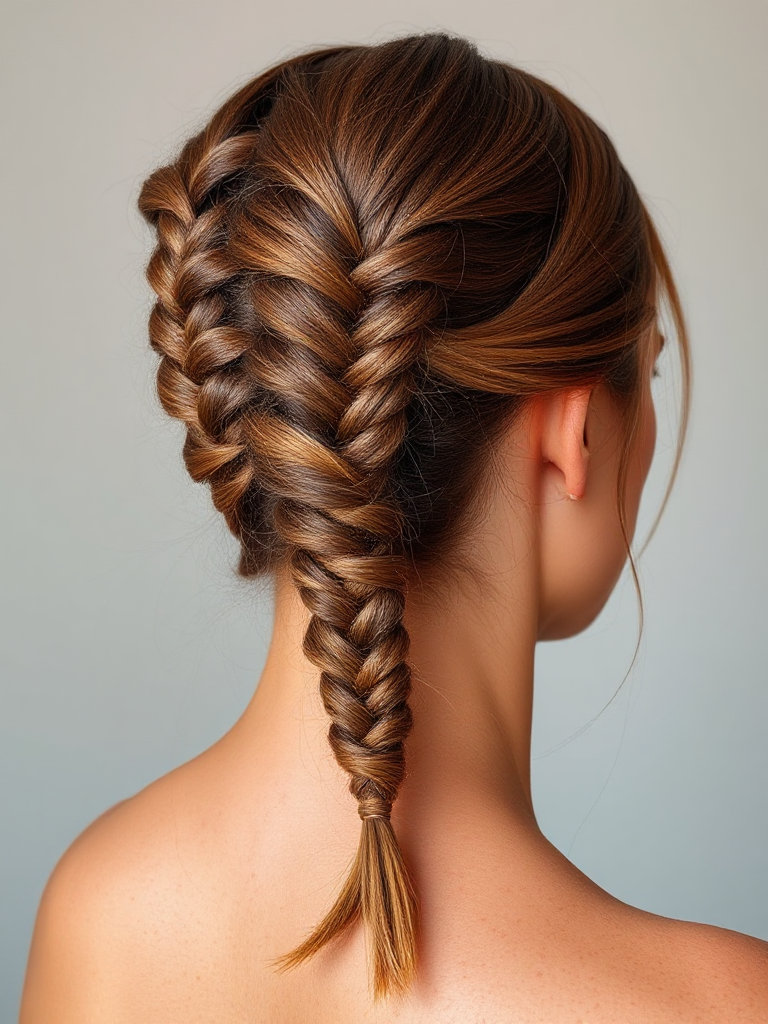 Boho Braided Updo