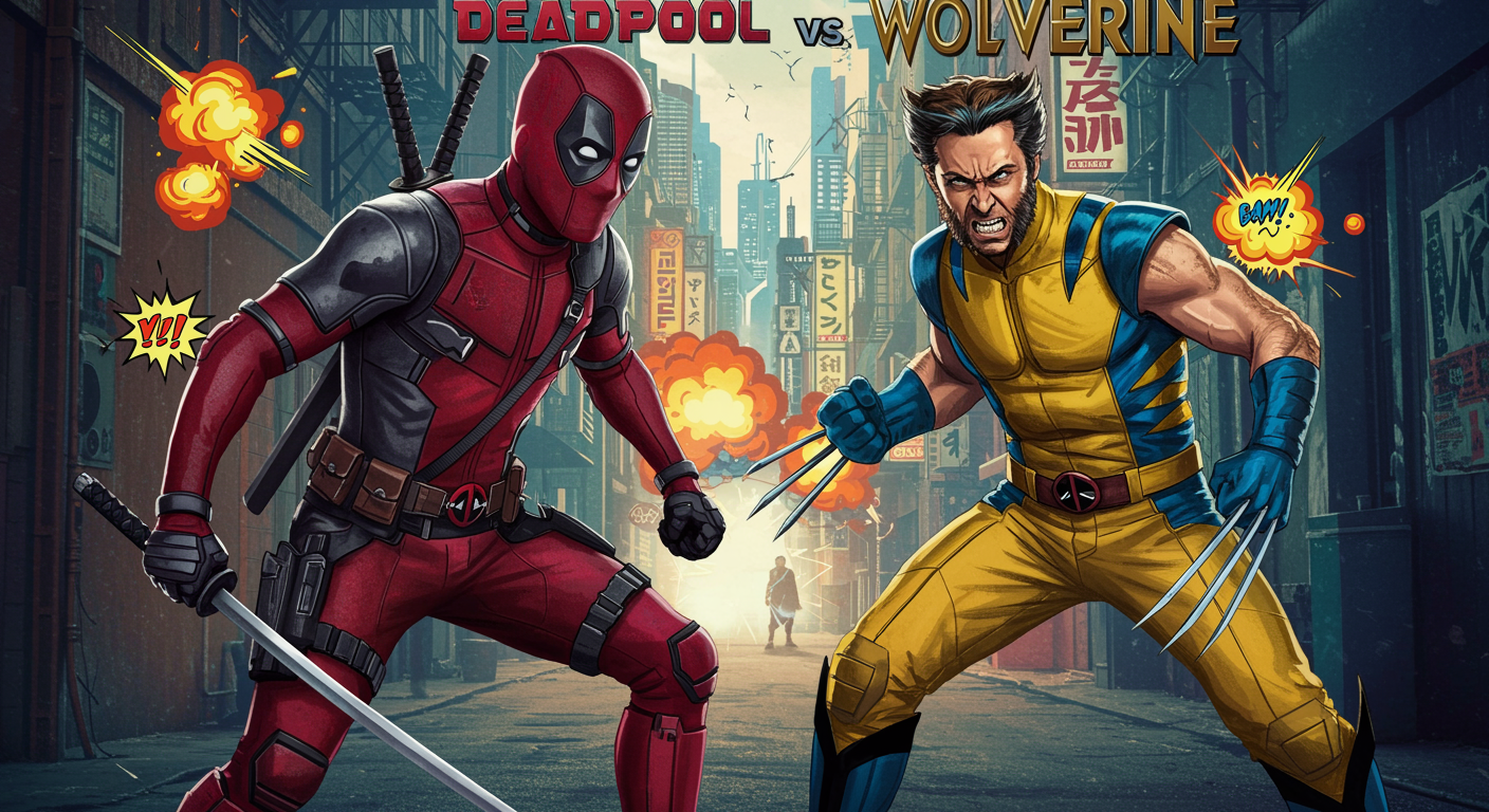 deadpool and wolverine poster