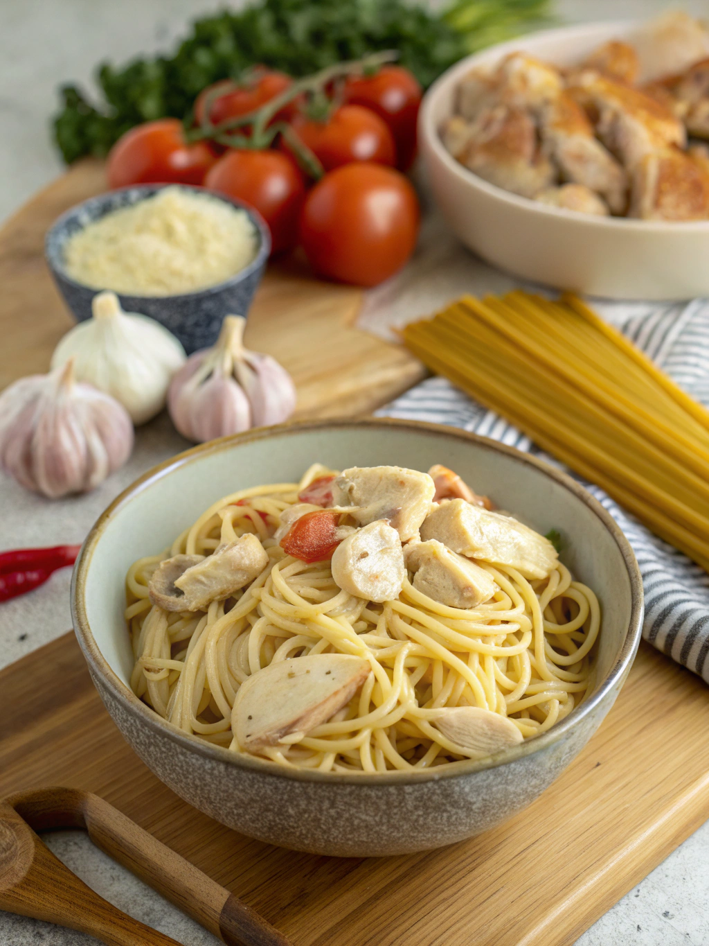 Easy Chicken Spaghetti Ingredients