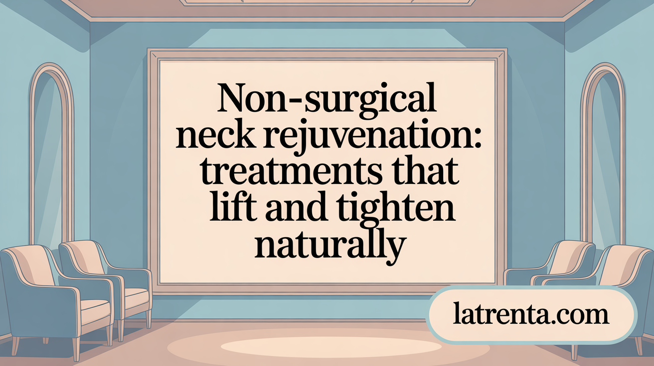 Non-Surgical Neck Rejuvenation: Treatments That Lift and Tighten Naturally