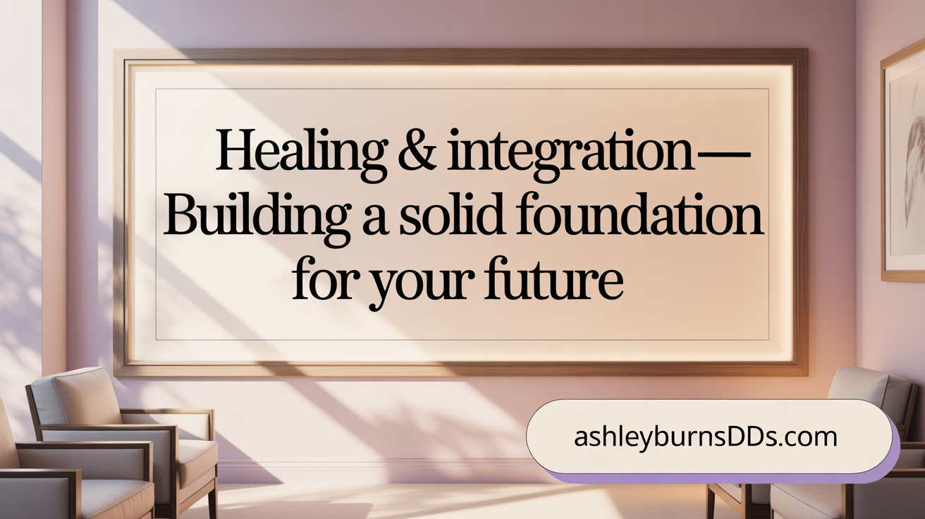 Healing & Integration—Building a Solid Foundation for Your Smile