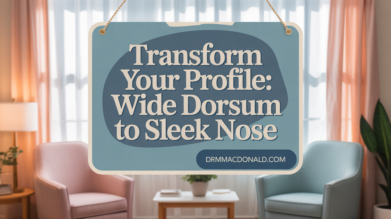 Transform Your Profile: Wide Dorsum to Sleek Nose