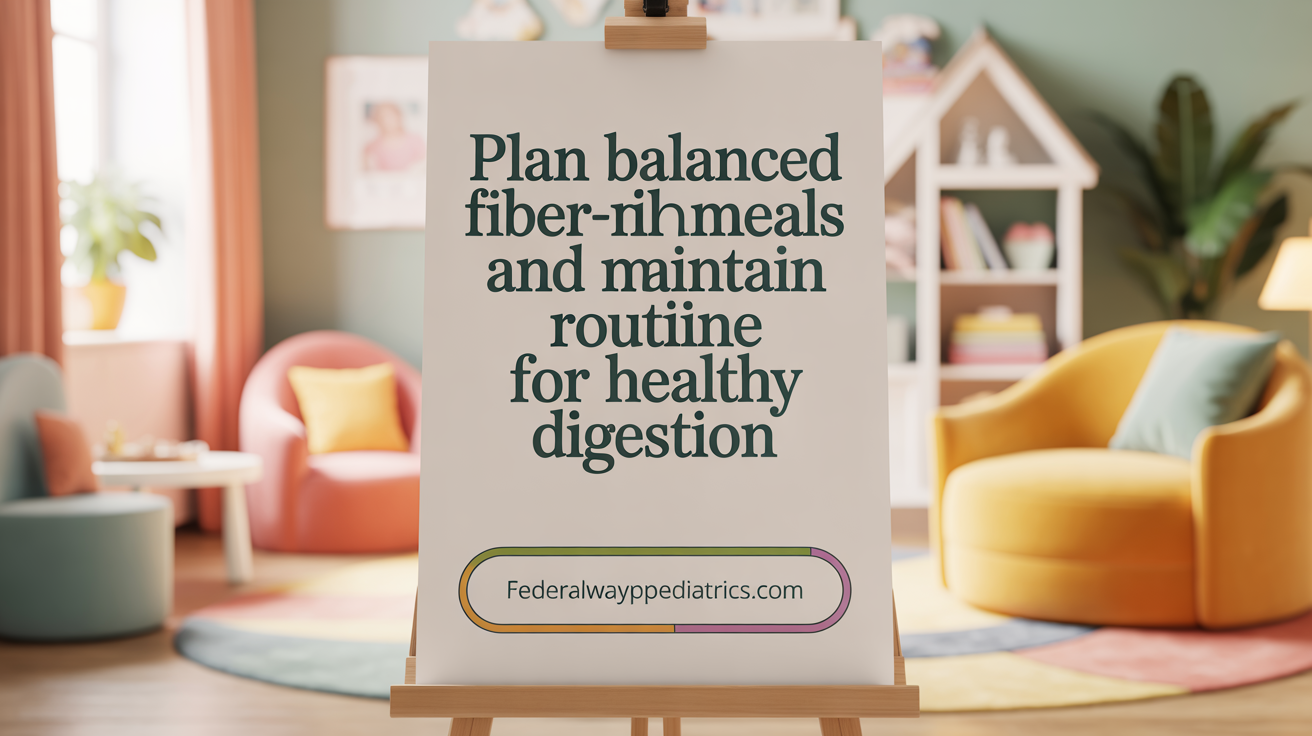 Plan Fiber-Rich Meals and Maintain Routine for Healthy Digestion