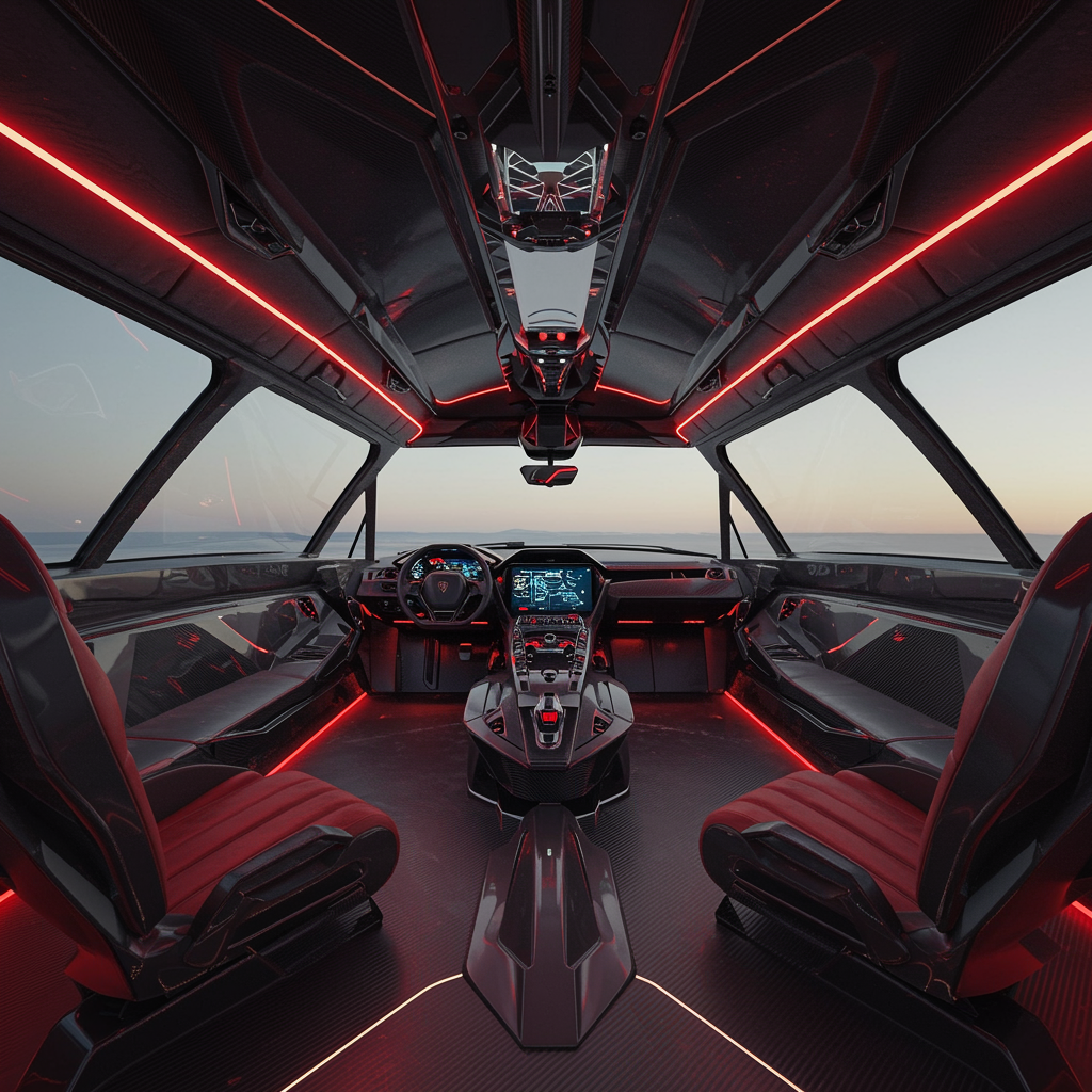 lamborghini veneno interior