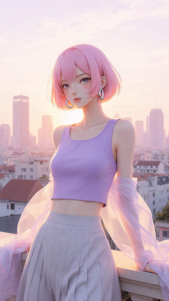 Elegant androgynous young man with delicate featur