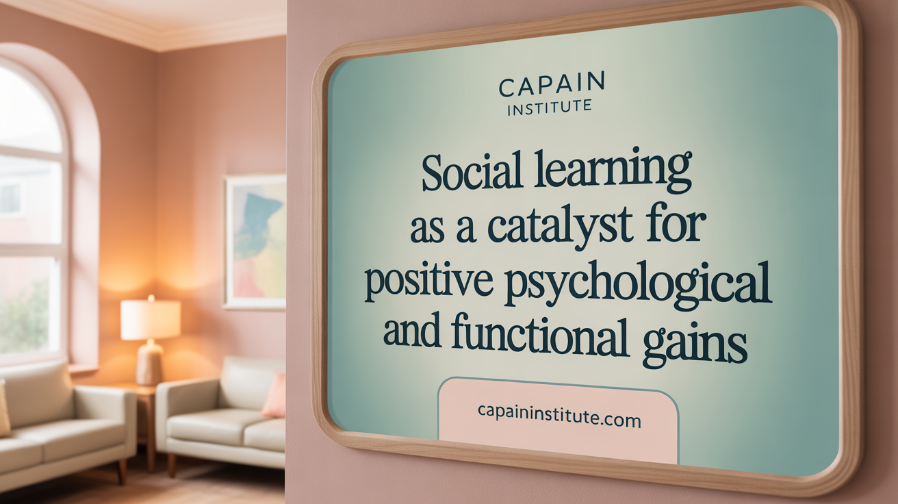 Social Learning as a Catalyst for Psychological and Functional Gains