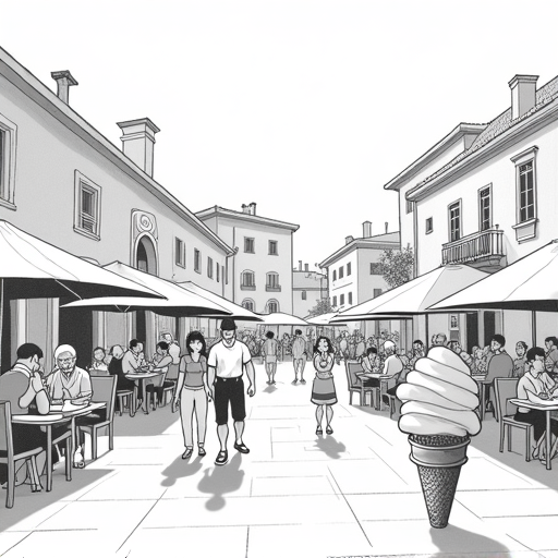 Southern Europe Endures Severe Heatwave with Record Temperatures single-panel cartoon