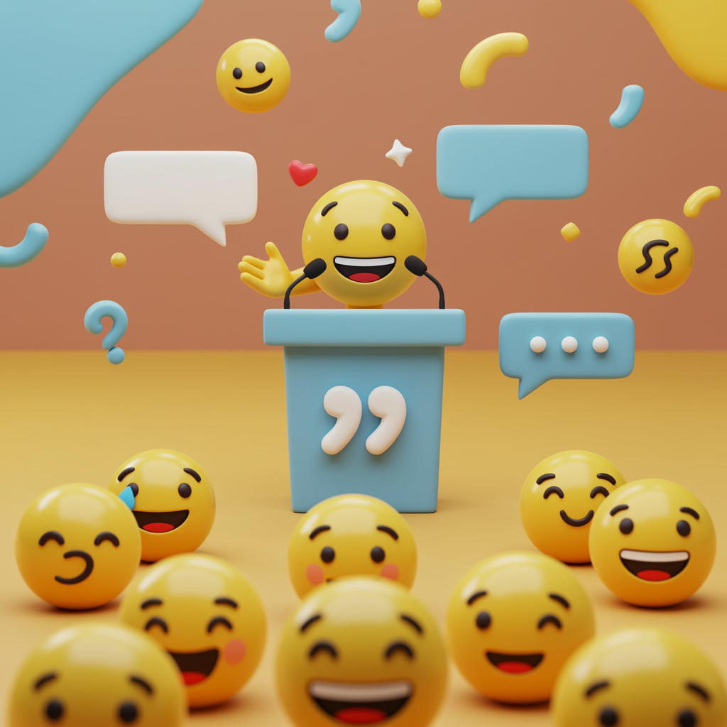 speaking emoji