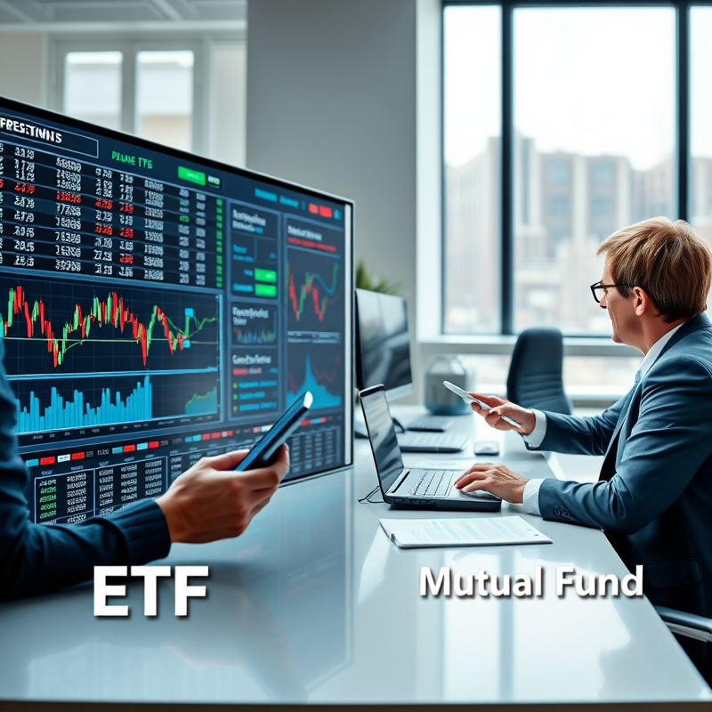 ETF와 뮤추얼 펀드는 어떻게 다를까요?