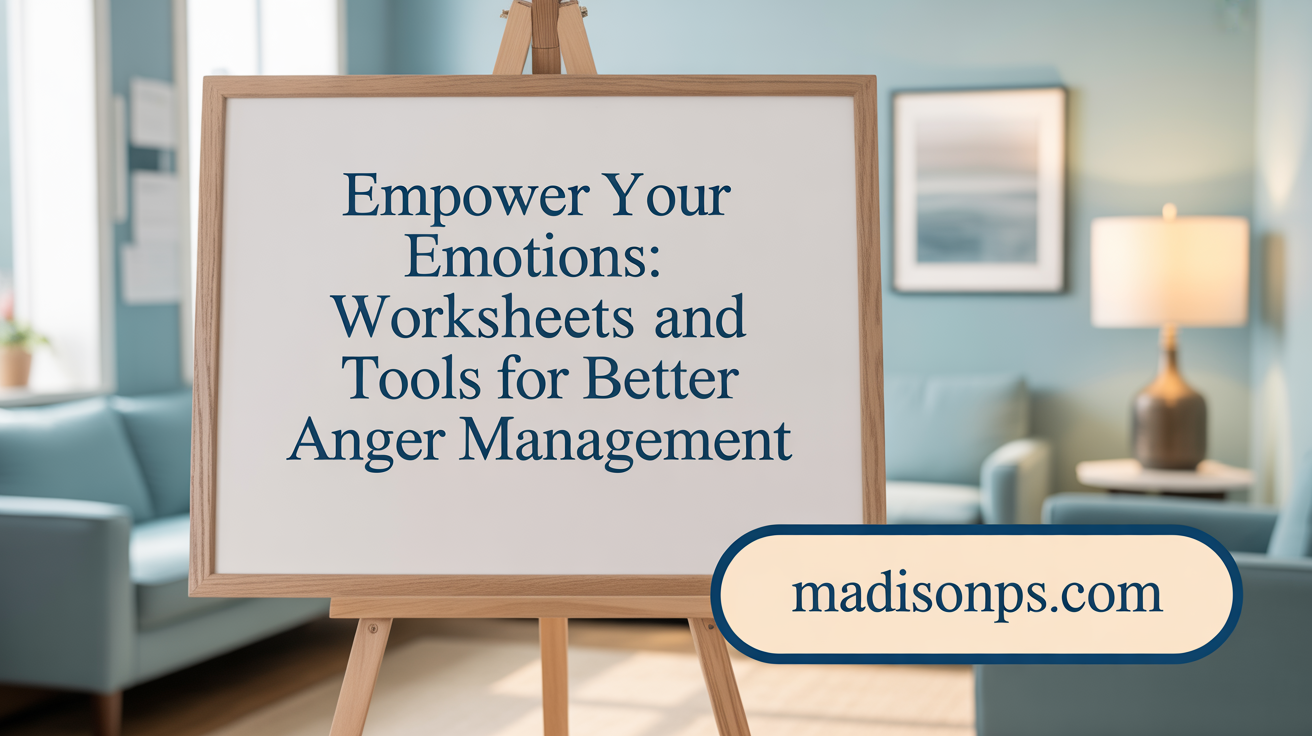 Empower Your Emotions: Worksheets and Tools for Better Anger Control