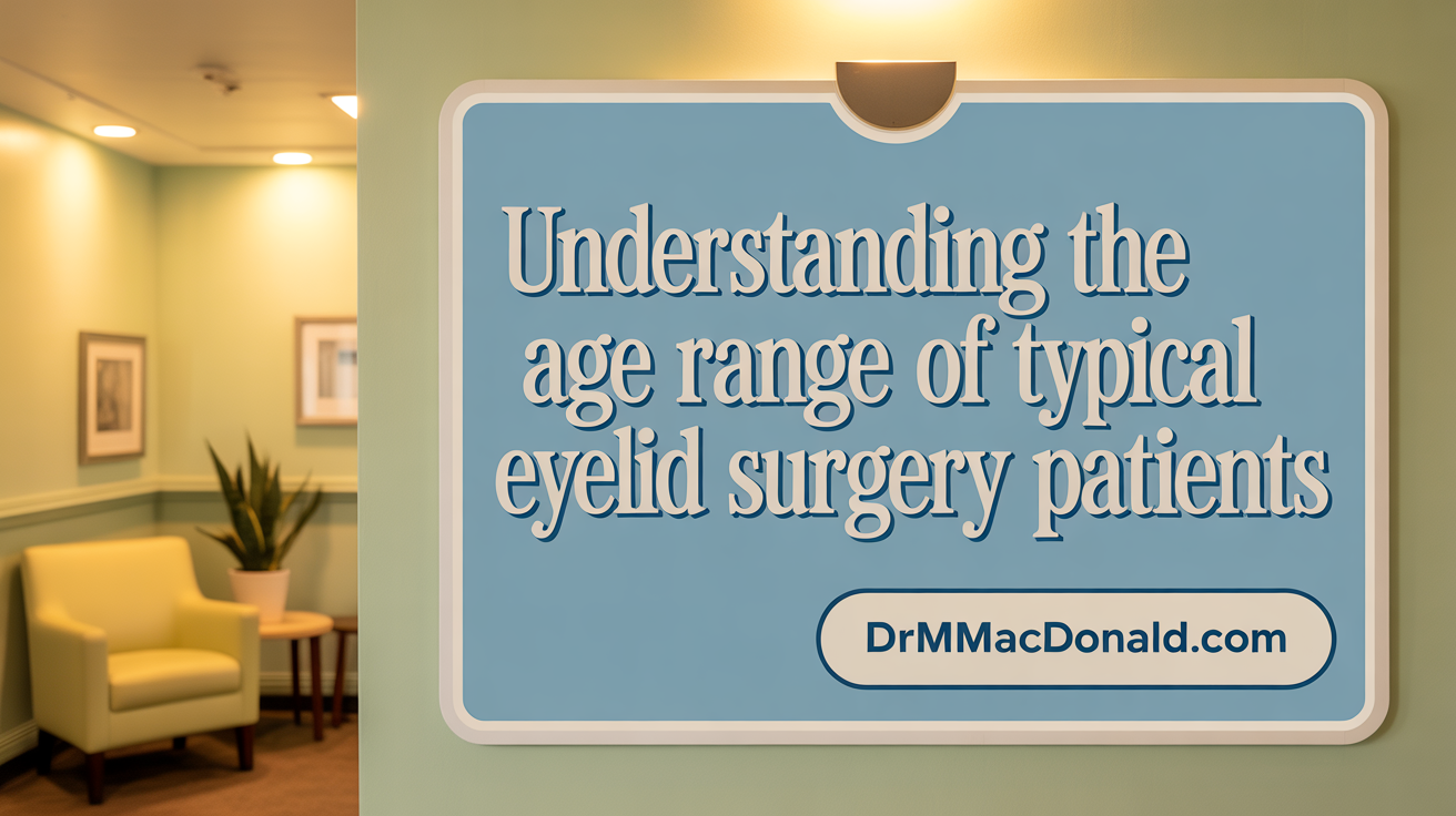 Understanding the Age Range of Typical Eyelid Surgery Patients