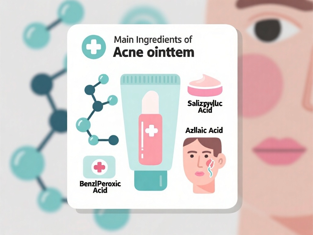 여드름 성분 인포그래픽