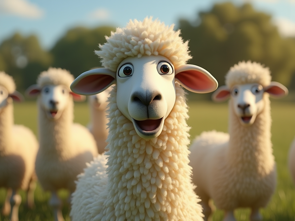 Shaun the Sheep Llamas