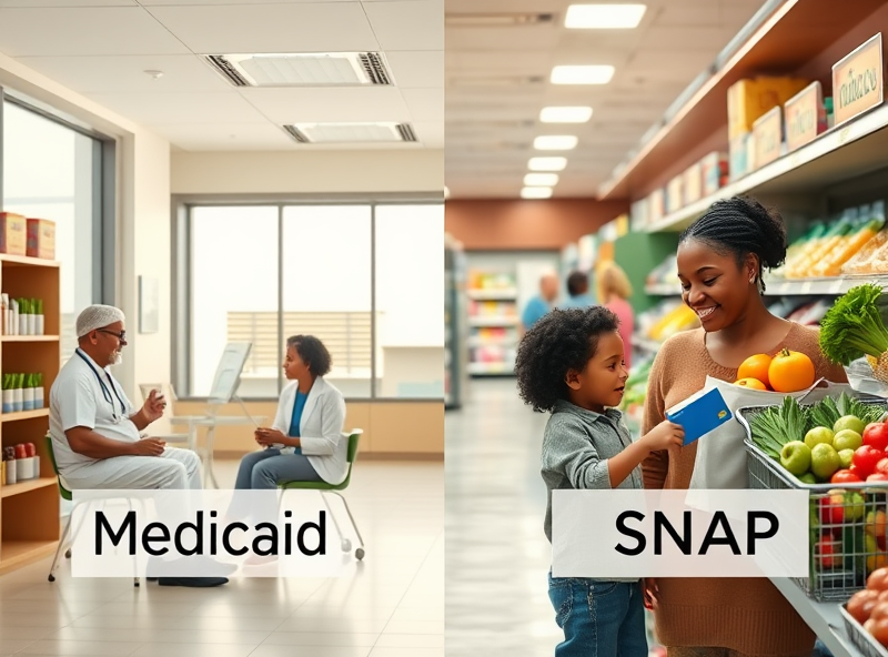 Comparing Benefits: Medicaid vs. SNAP at a Glance