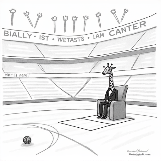2025 NBA Draft Begins at Barclays Center single-panel cartoon
