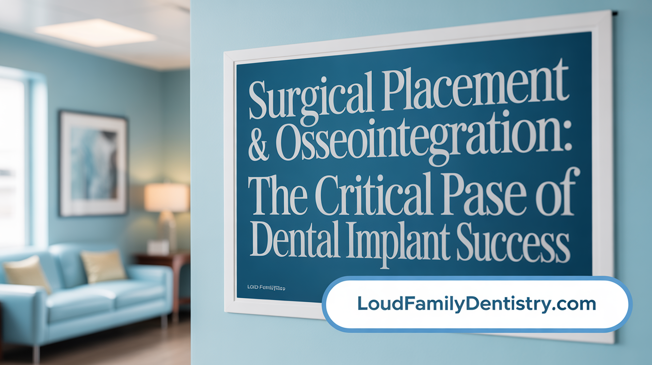 Surgical Placement & Osseointegration: The Critical Phase of Dental Implant Success
