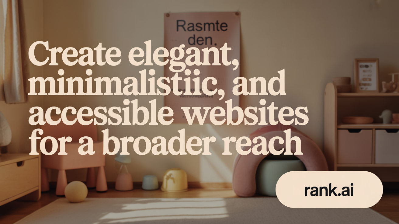 Create Agile, Minimalistic, and Accessible Websites for a Broader Reach