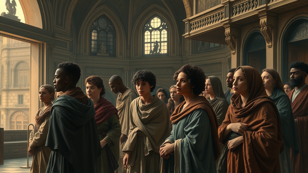 공동체의 쇠퇴를 묵상하게 하는 상징적 그림