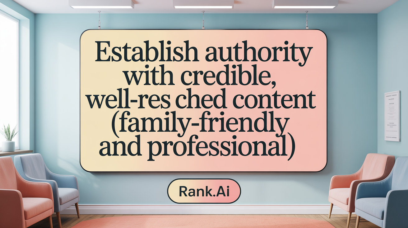 Establish Authority with Credible, Well-Researched Content