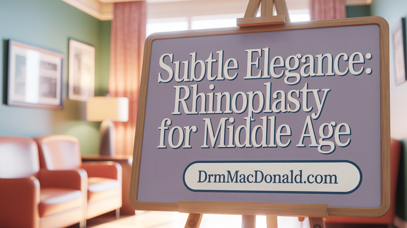 Subtle Elegance: Rhinoplasty for Middle Age