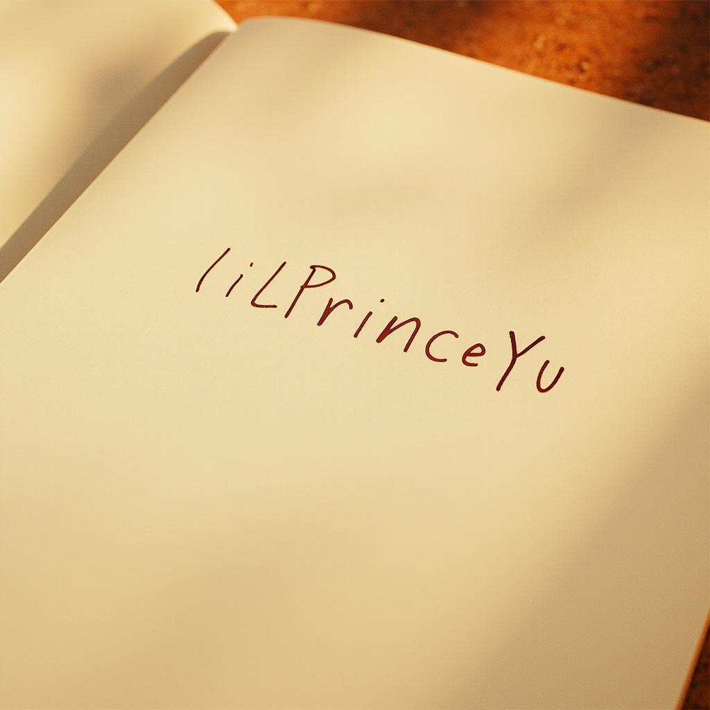 简单，直白，演示demo的图片
要求有lilPrinceYu的字样
温暖 Album Cover