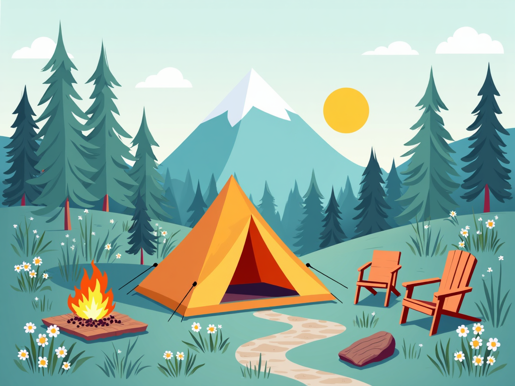 Minimalist Camping Image