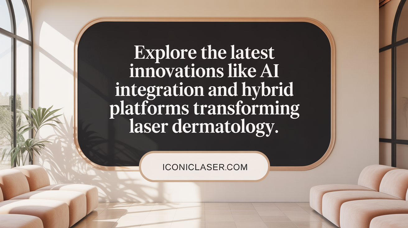 Explore the cutting-edge trends like AI integration and hybrid platforms revolutionizing laser dermatology.