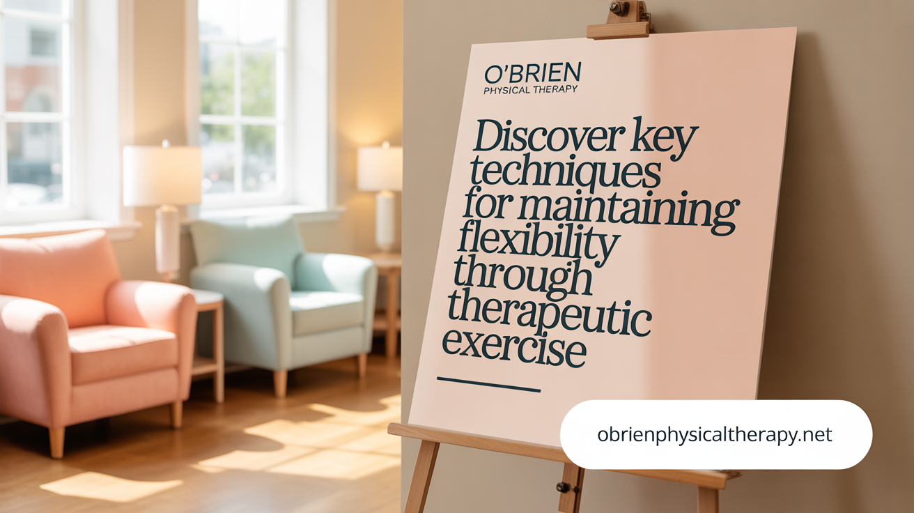 Discover Key Techniques for Sustaining Mobility Through Therapeutic Exercise