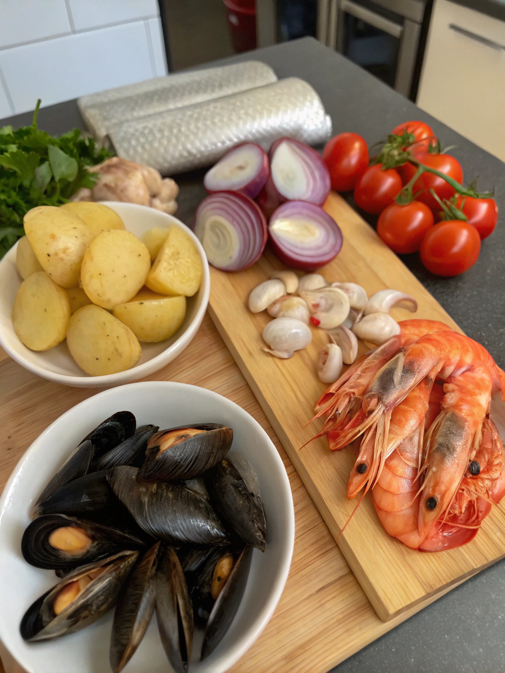 Cataplana de Marisco Cataplana de Marisco ingredients