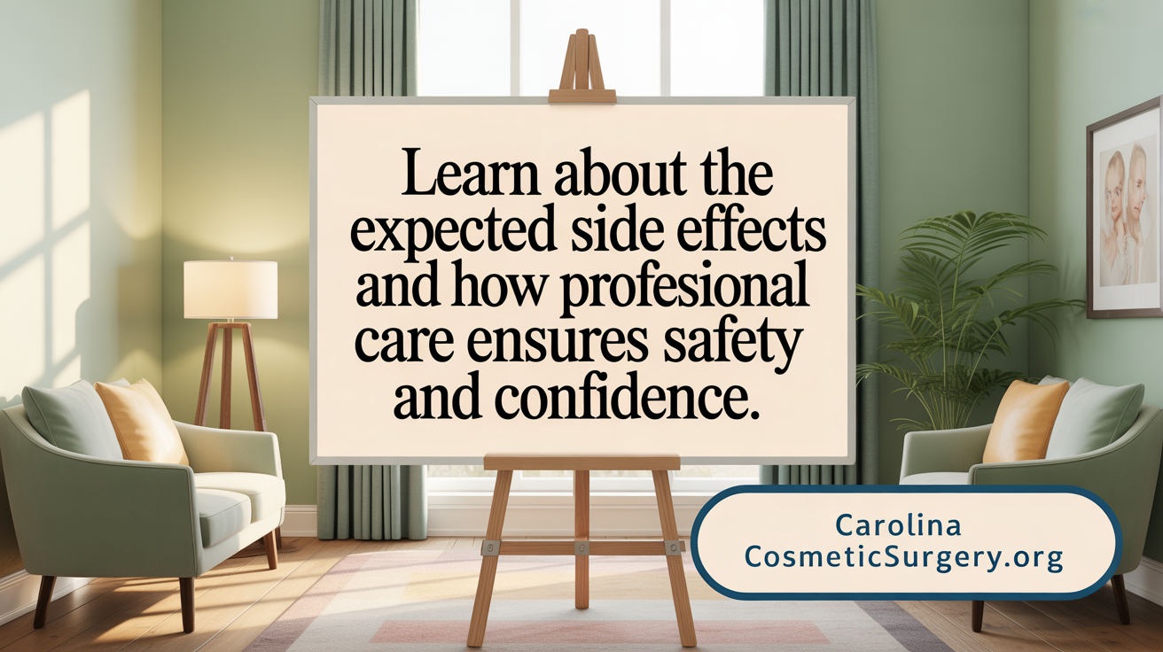 Learn about the expected side effects and how professional care ensures safety and great results.