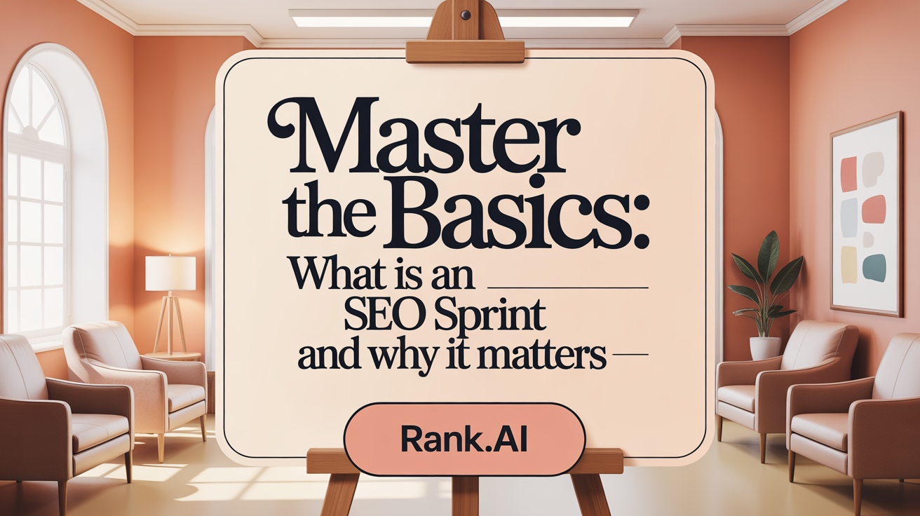 Master the Basics: What Is an SEO Sprint and Why It Matters