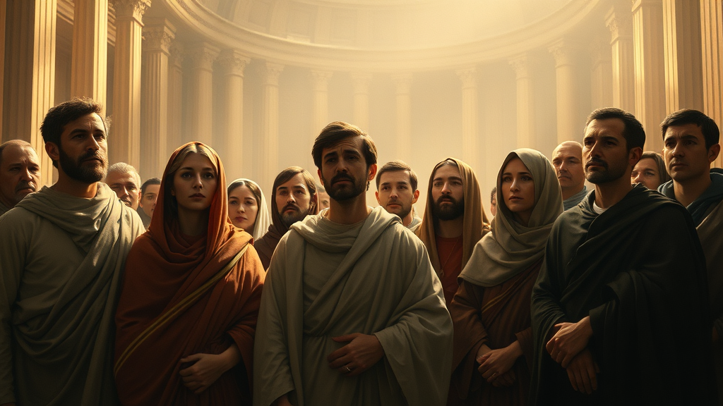 2025년 경제적 불확실성 속에서 금값 상승을 종교적으로 해석한 이미지