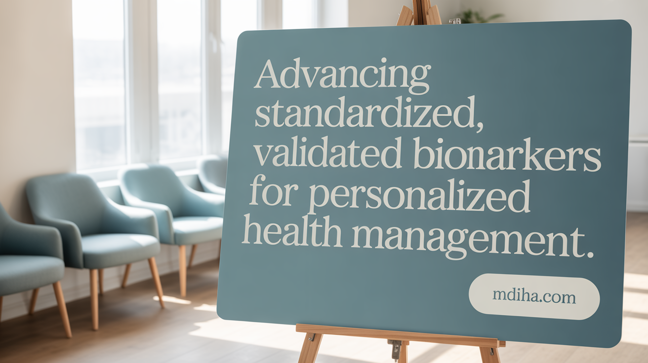 Advancing standardized, validated biomarkers for personalized aging management
