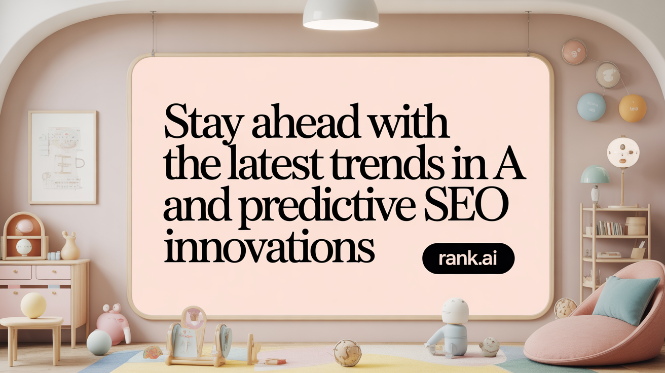 Stay Ahead with the Latest Trends in AI and Predictive SEO Innovations