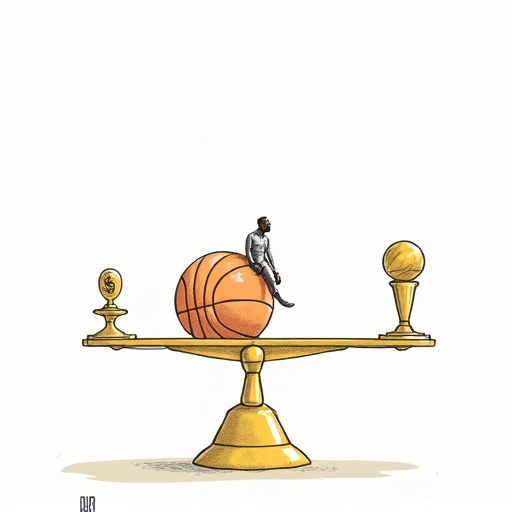 LeBron James to exercise $52.6 million player option single-panel cartoon