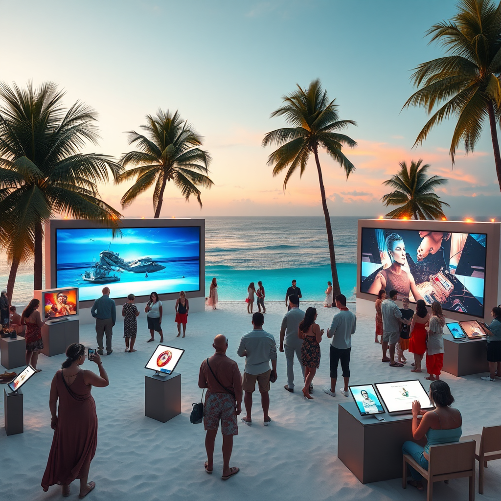 Island Marketplace: NFT Art Goes on Auction