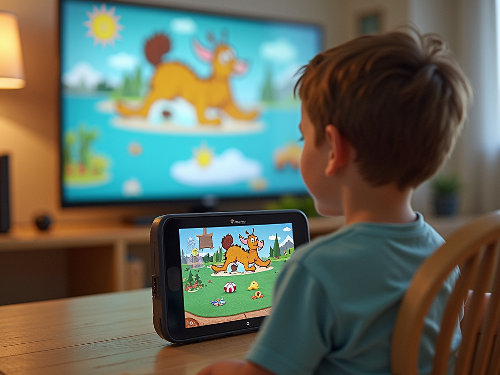 LeapTV Game in Action