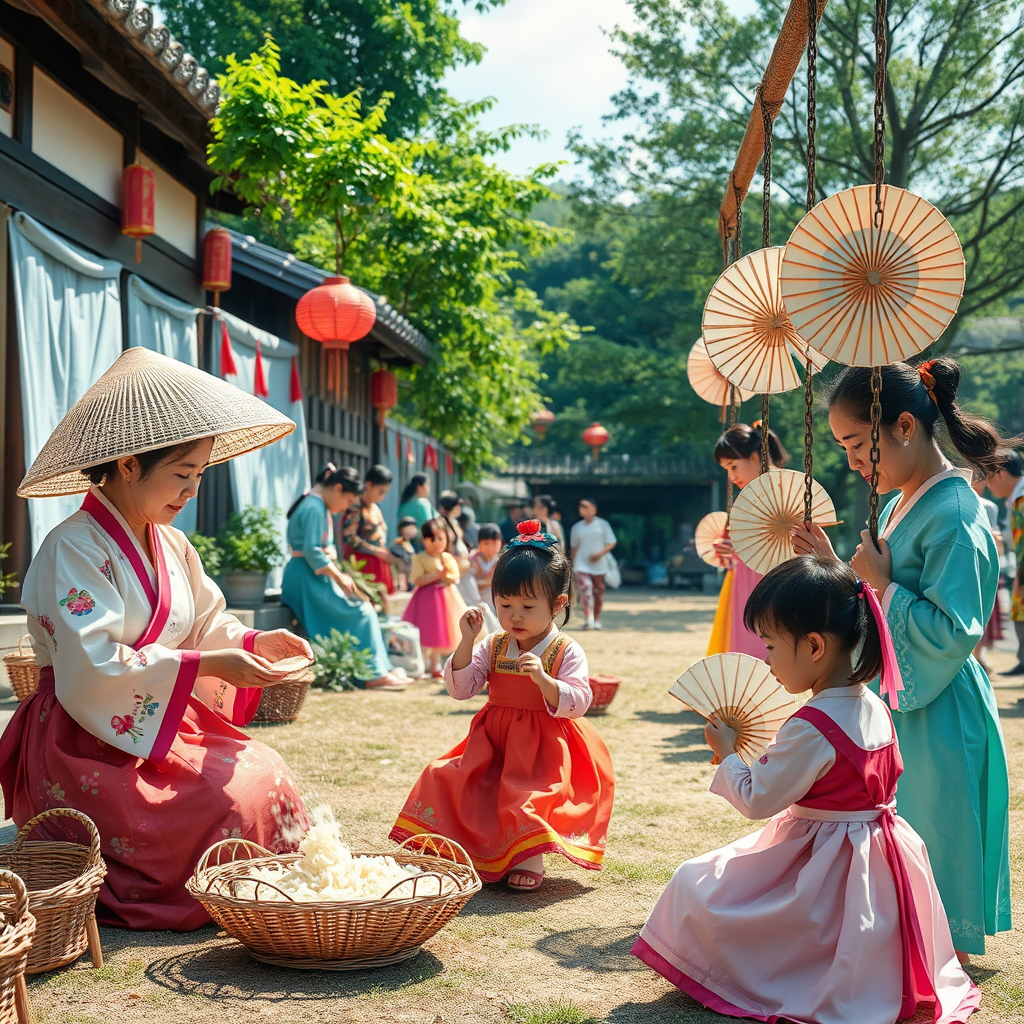 단오에 행해지는 전통 풍습