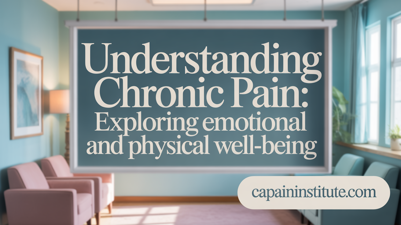 Understanding Chronic Pain: More Than Just Physical Symptoms