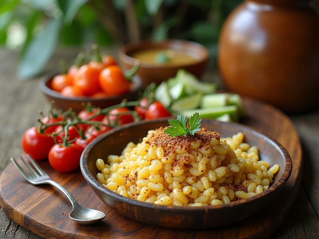 Traditional Costa Rican meal