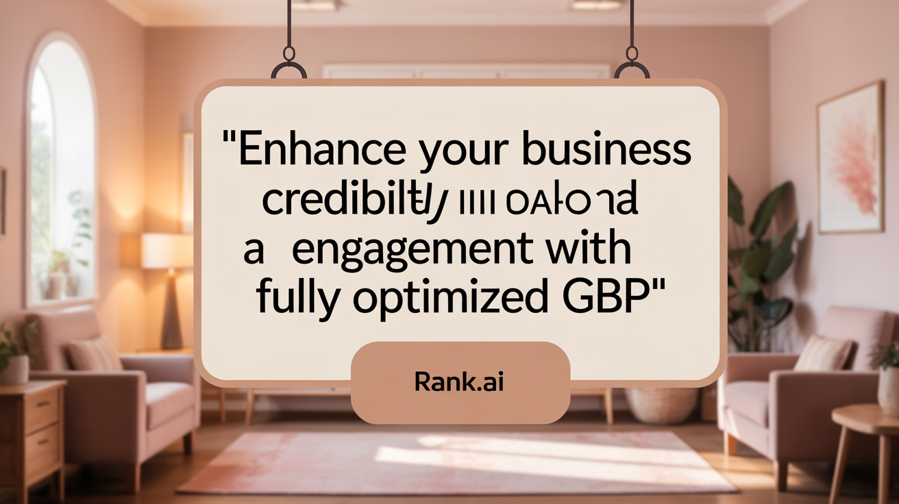 Enhance Your Business Credibility and Engagement with a Fully Optimized GBP
