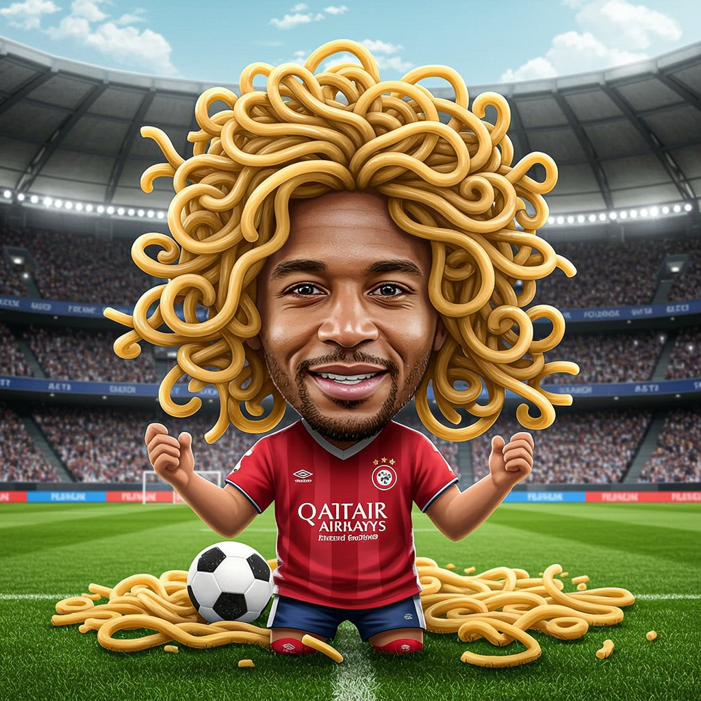 ronaldo noodle hair