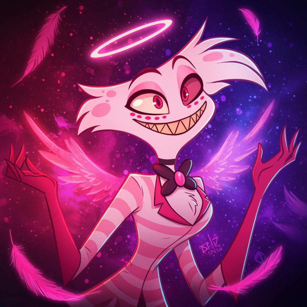 angel dust hazbin hotel pfp