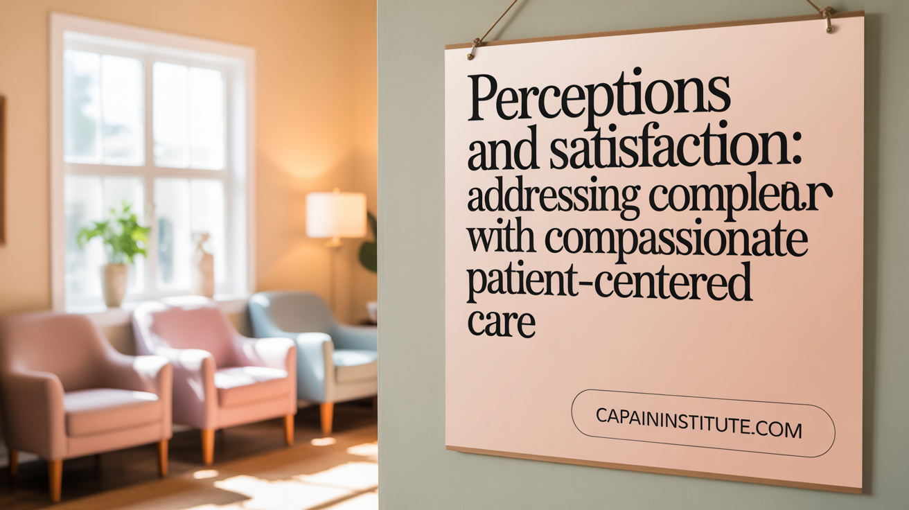 Perceptions and Satisfaction: Addressing Complex Pain with Patient-Centered Care