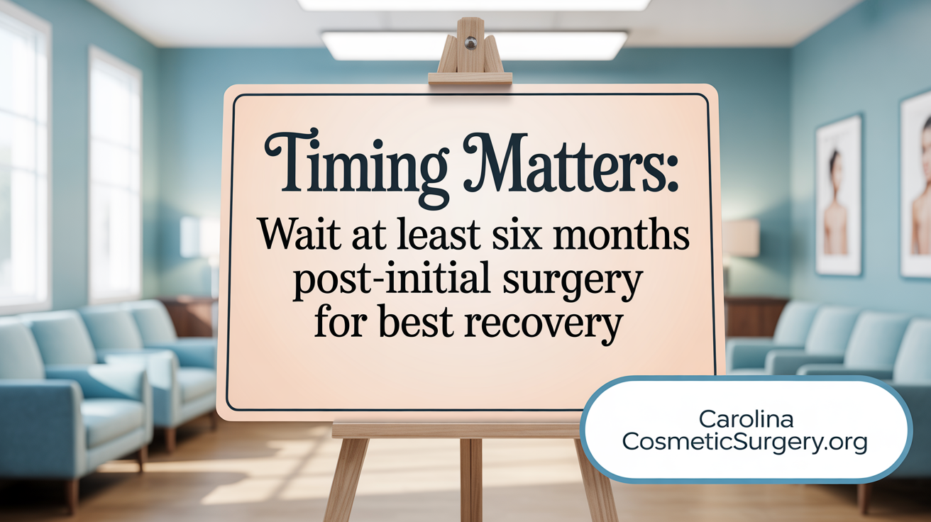 Timing Matters: Wait At Least Six Months Post-Initial Surgery for Optimal Results
