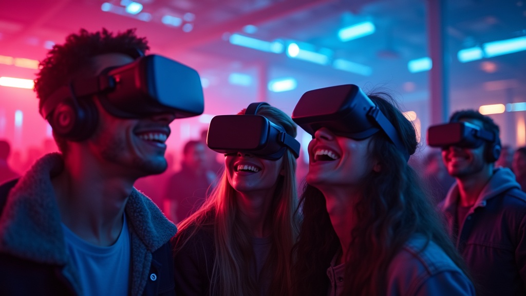 Explorando los mundos de fantasía de Back to the Moon VR en el centro Virtua Barcelona.