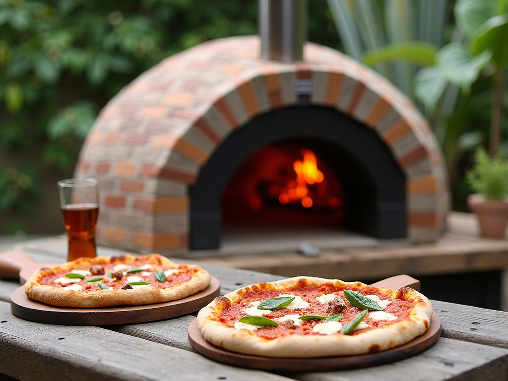 Pizza oven illustration